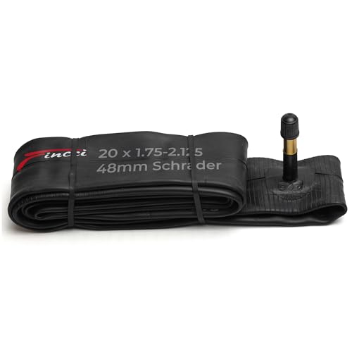 Fincci Fahrradschlauch 20 Zoll - BMX fahrradschlauch 20 x 1.75 x 1.95 x 2.00 x 2.1 mit Schrader 48 mm Autoventil - 20 Zoll Schlauch für Kinderfahrräder, BMX Fahrrad, klapprad Fincci Fahrradschlauch 20 Zoll - BMX fahrradschlauch 20 x 1.75 x 1.95 x 2.00 x 2.1 mit Schrader 48 mm Autoventil - 20 Zoll Schlauch für Kinderfahrräder, BMX Fahrrad, klapprad von Fincci