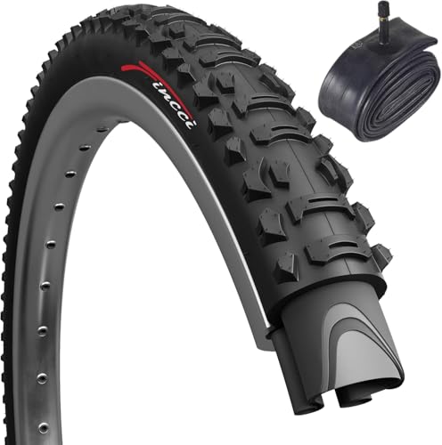 Fincci Hybrid MTB Mountain Bike Bicycle Tyres 50-559 Tyres 26 x 1.95 & Schrader Inner Tube Fincci Hybrid MTB Mountain Bike Bicycle Tyres 50-559 Tyres 26 x 1.95 & Schrader Inner Tube von Fincci