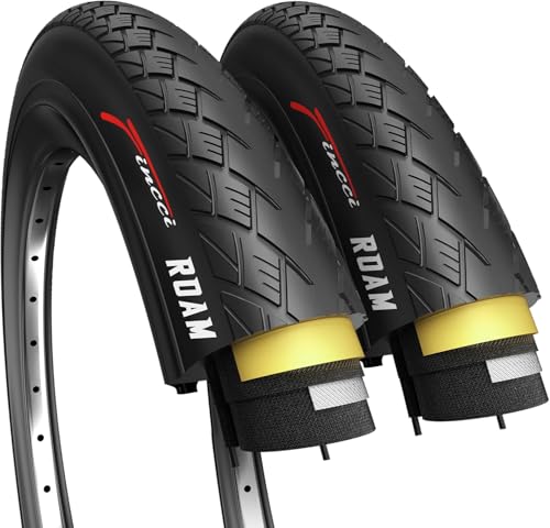 Fincci Fahrradreifen 700x35c - Paar Reifen 28 Zoll Unplattbar FaltReifen 37-622 Rennrad Mantel mit 1 mm Pannenschutz für Straße, Mountainbike MTB, Tourenrad Fahrrad, 2er Komplett 28 x 1.4 Zoll Fincci Fahrradreifen 700x35c - Paar Reifen 28 Zoll Unplattbar FaltReifen 37-622 Rennrad Mantel mit 1 mm Pannenschutz für Straße, Mountainbike MTB, Tourenrad Fahrrad, 2er Komplett 28 x 1.4 Zoll von Fincci