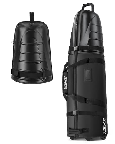 Findway Golf-Reisetasche mit Rädern und Hartschalen-Oberteil - Schutz für Golfschläger, robust, leicht und tragbar - ideal für Flugreisen, Fluggesellschaften und Reisen Findway Golf-Reisetasche mit Rädern und Hartschalen-Oberteil - Schutz für Golfschläger, robust, leicht und tragbar - ideal für Flugreisen, Fluggesellschaften und Reisen von Findway