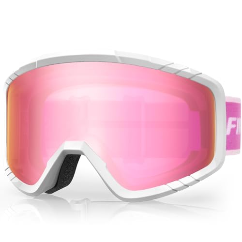 Findway Kinder Skibrille, Snowboard Brille für Brillenträger, OTG, UV-Schutz Kompatibler Helm, Anti Fog Kinderskibrille Ski Goggles für Skifahren/Skaten/Schneemobil, Für Junior Teenager 3~14 Jahre Findway Kinder Skibrille, Snowboard Brille für Brillenträger, OTG, UV-Schutz Kompatibler Helm, Anti Fog Kinderskibrille Ski Goggles für Skifahren/Skaten/Schneemobil, Für Junior Teenager 3~14 Jahre von Findway
