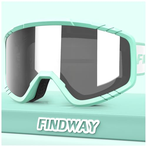 Findway Kinder Skibrille, Snowboard Brille für Brillenträger, OTG, UV-Schutz Kompatibler Helm, Anti Fog Kinderskibrille Ski Goggles für Skifahren/Skaten/Schneemobil, Für Junior Teenager 3~14 Jahre Findway Kinder Skibrille, Snowboard Brille für Brillenträger, OTG, UV-Schutz Kompatibler Helm, Anti Fog Kinderskibrille Ski Goggles für Skifahren/Skaten/Schneemobil, Für Junior Teenager 3~14 Jahre von Findway
