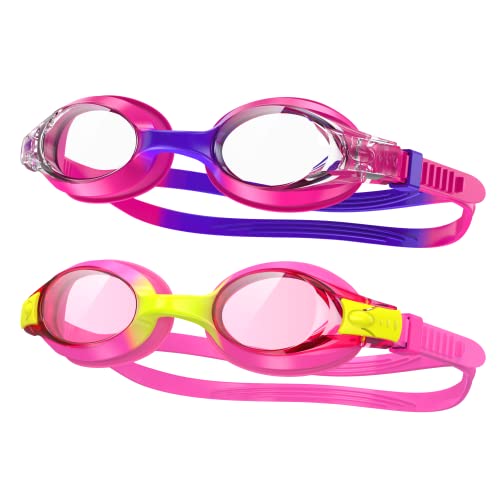 Findway Schwimmbrille Kinder,Schwimmbrille für Kinder Jungen Mädchen Junior, UV-Schutz Anti Nebel Kinder Schwimmbrille für Alter 3-12 Jahre von Findway