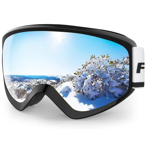 findway Skibrille Kinder, Snowboardbrille für Kinder Jungen und Mädchen Alter 8 9 10 11 12 13 14 OTG Skibrillen Sphärisch Verspiegelt Anti-UV Anti-Fog Windwiderstand Kompatibler Helm und Brillenträger findway Skibrille Kinder, Snowboardbrille für Kinder Jungen und Mädchen Alter 8 9 10 11 12 13 14 OTG Skibrillen Sphärisch Verspiegelt Anti-UV Anti-Fog Windwiderstand Kompatibler Helm und Brillenträger von Findway