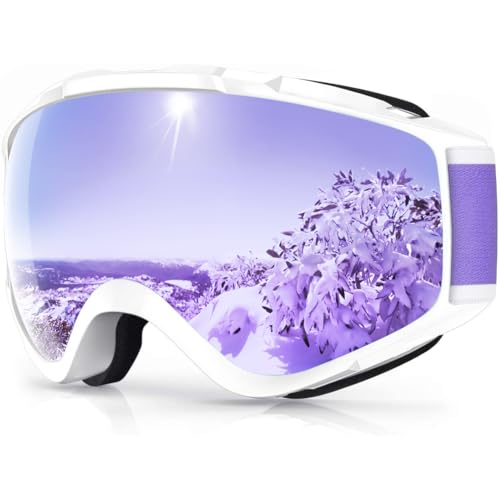 Findway Skibrille, Snowboard Brille für Brillenträger Herren Damen Erwachsene Jugendliche OTG UV-Schutz Kompatibler Helm Anti Fog Skibrillen Sphärisch Verspiegelt Findway Skibrille, Snowboard Brille für Brillenträger Herren Damen Erwachsene Jugendliche OTG UV-Schutz Kompatibler Helm Anti Fog Skibrillen Sphärisch Verspiegelt von Findway