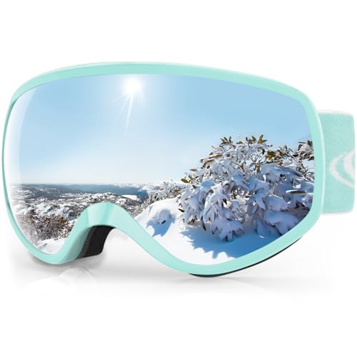 Findway Skibrille Kinder, Snowboardbrille Helmkompatible Schneebrille Verspiegelt 100% UV-Schutz Anti-Nebel Kinder Skibrille für Jungen Mädchen 3 4 5 6 7 8 9 10 11 12 13 14 Jahre Skifahren Skaten Findway Skibrille Kinder, Snowboardbrille Helmkompatible Schneebrille Verspiegelt 100% UV-Schutz Anti-Nebel Kinder Skibrille für Jungen Mädchen 3 4 5 6 7 8 9 10 11 12 13 14 Jahre Skifahren Skaten von Findway