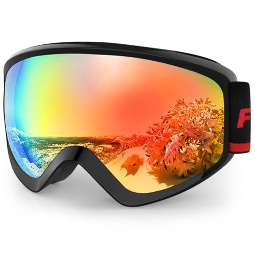 Findway Skibrille Kinder,Ski Snowboard Brille Brillenträger Snowboardbrille Schneebrille Verspiegelt für Junior Jungen Mädchen Teenager-3 4 5 6 7 8 9 10 11 12 13 14 Jahre - OTG 100% Anti-UV Anti-Fog Findway Skibrille Kinder,Ski Snowboard Brille Brillenträger Snowboardbrille Schneebrille Verspiegelt für Junior Jungen Mädchen Teenager-3 4 5 6 7 8 9 10 11 12 13 14 Jahre - OTG 100% Anti-UV Anti-Fog von Findway