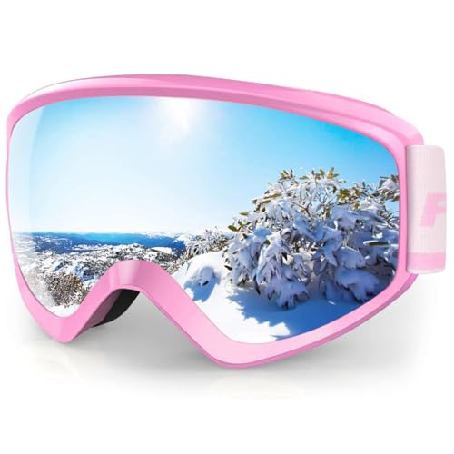 Findway Skibrille Kinder,Ski Snowboard Brille Brillenträger Snowboardbrille Schneebrille Verspiegelt für Junior Jungen Mädchen Teenager-3 4 5 6 7 8 9 10 11 12 13 14 Jahre - OTG 100% Anti-UV Anti-Fog Findway Skibrille Kinder,Ski Snowboard Brille Brillenträger Snowboardbrille Schneebrille Verspiegelt für Junior Jungen Mädchen Teenager-3 4 5 6 7 8 9 10 11 12 13 14 Jahre - OTG 100% Anti-UV Anti-Fog von Findway