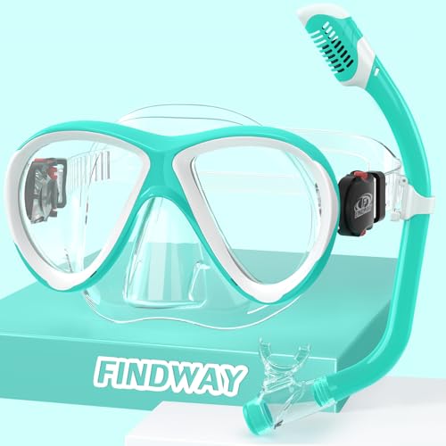 Findway Schnorchelset Kinder, Taucherbrille Kinder für Jungen Mädchen,Schnorchelmaske Kinder 180°Panorama Verstellbares Silikonband Anti-Leck Tauchmaske Kinder für 3-14 Jahre Findway Schnorchelset Kinder, Taucherbrille Kinder für Jungen Mädchen,Schnorchelmaske Kinder 180°Panorama Verstellbares Silikonband Anti-Leck Tauchmaske Kinder für 3-14 Jahre von Findway