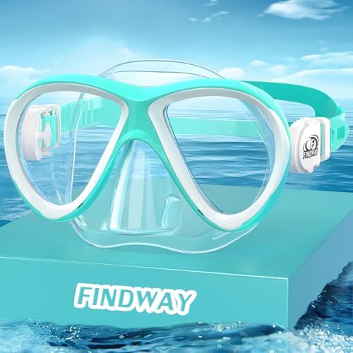 Findway Taucherbrille Kinder, Schwimmbrille Kinder für Jungen Mädchen,Schnorchelmaske Kinder 180°Panorama Verstellbares Silikonband Anti-Leck Tauchmaske Kinder für 3-14 Jahre Findway Taucherbrille Kinder, Schwimmbrille Kinder für Jungen Mädchen,Schnorchelmaske Kinder 180°Panorama Verstellbares Silikonband Anti-Leck Tauchmaske Kinder für 3-14 Jahre von Findway