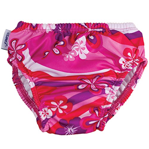 FINIS Mädchen Swim Diaper Flower Power L Schwimmen Windel, pink/Purple/White, 10-13 kg FINIS Mädchen Swim Diaper Flower Power L Schwimmen Windel, pink/Purple/White, 10-13 kg von Finis