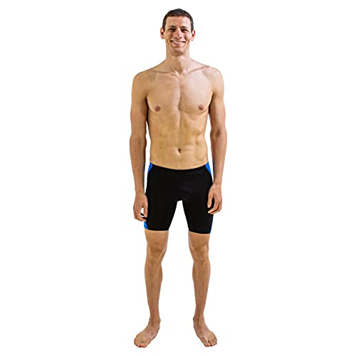 Finis Men's Splice Black/Blue Jammer 38 von Finis