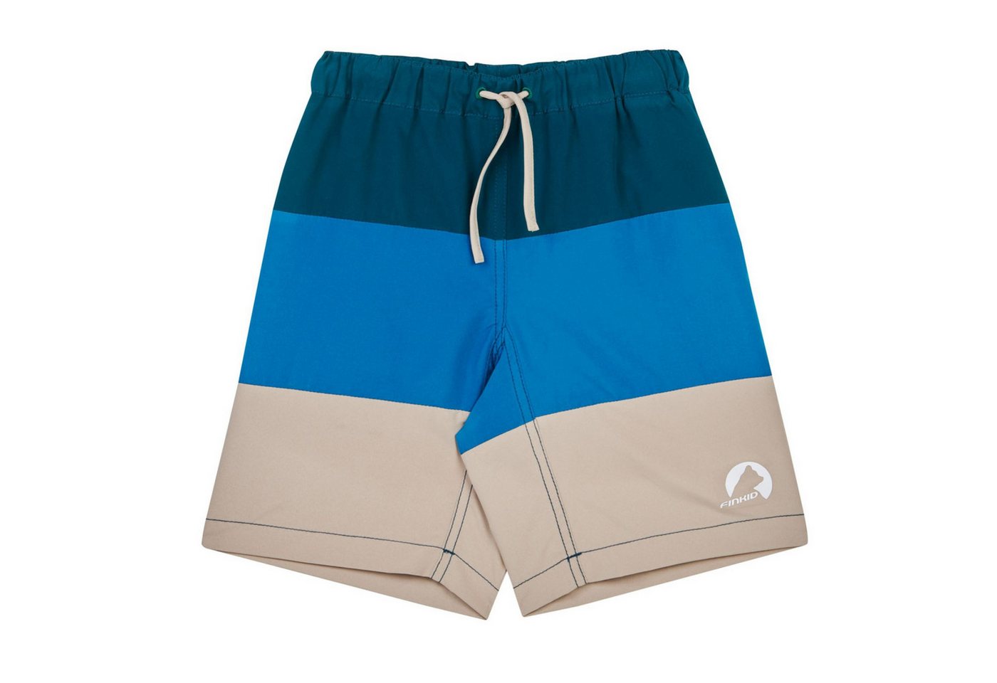 Finkid Badeanzug Finkid Uimari Badeshorts Deep Teal/Pebble 110/120 von Finkid