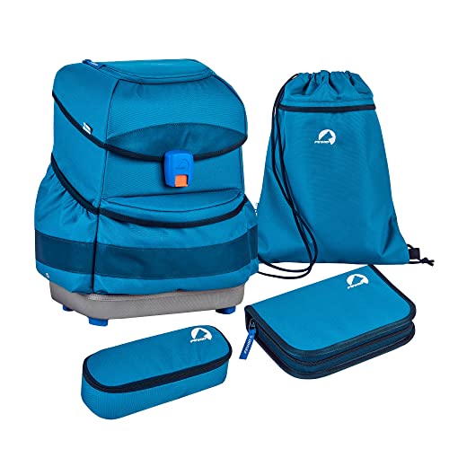 Finkid Buddy Classic Blau - Voll ausgestattetes Kinder Schulranzen-Set, 20l, Größe 20l - Farbe Seaport - Navy Finkid Buddy Classic Blau - Voll ausgestattetes Kinder Schulranzen-Set, 20l, Größe 20l - Farbe Seaport - Navy von Finkid
