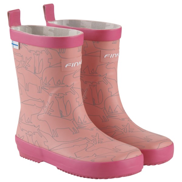 Finkid - Kid's Kumi - Gummistiefel Gr 33 rosa von Finkid