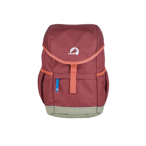 Finkid Reppu Rot - Wasserabweisender robuster Kinderrucksack, 12l, Größe 12l - Farbe Beet Red - Chili von Finkid