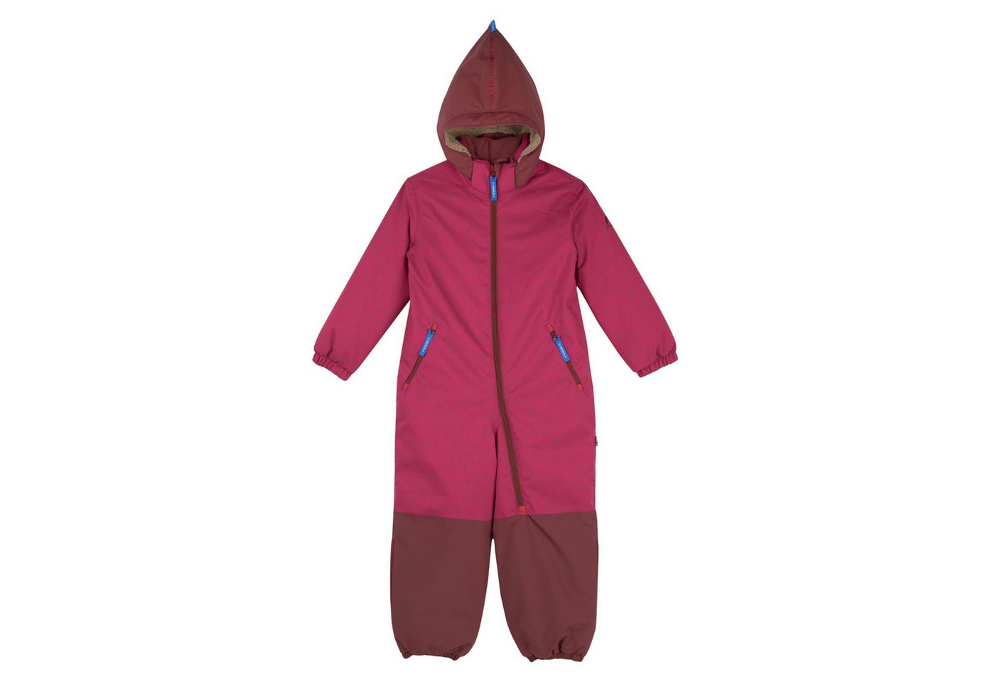 Finkid Schneeoverall Finkid Turva Ice Winteroverall mit reflektierendem Print Raspberry Schneeanzug Schneeoverall Wetteranzug von Finkid