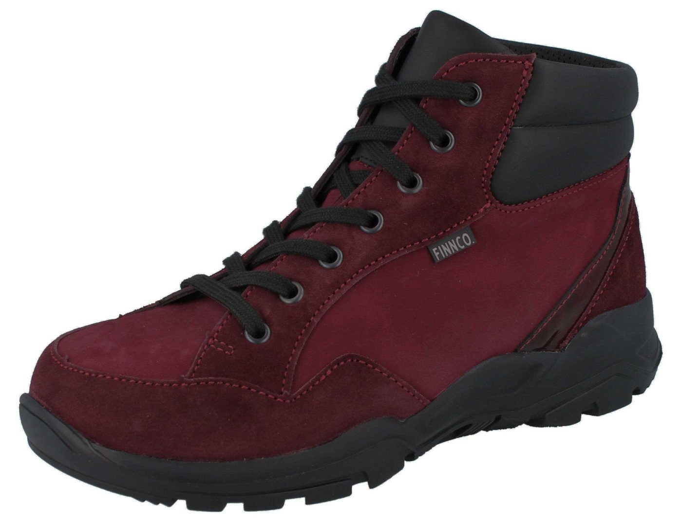 Finn Comfort Temuco, rot, Wanderstiefel Wechselfußbett von Finn Comfort