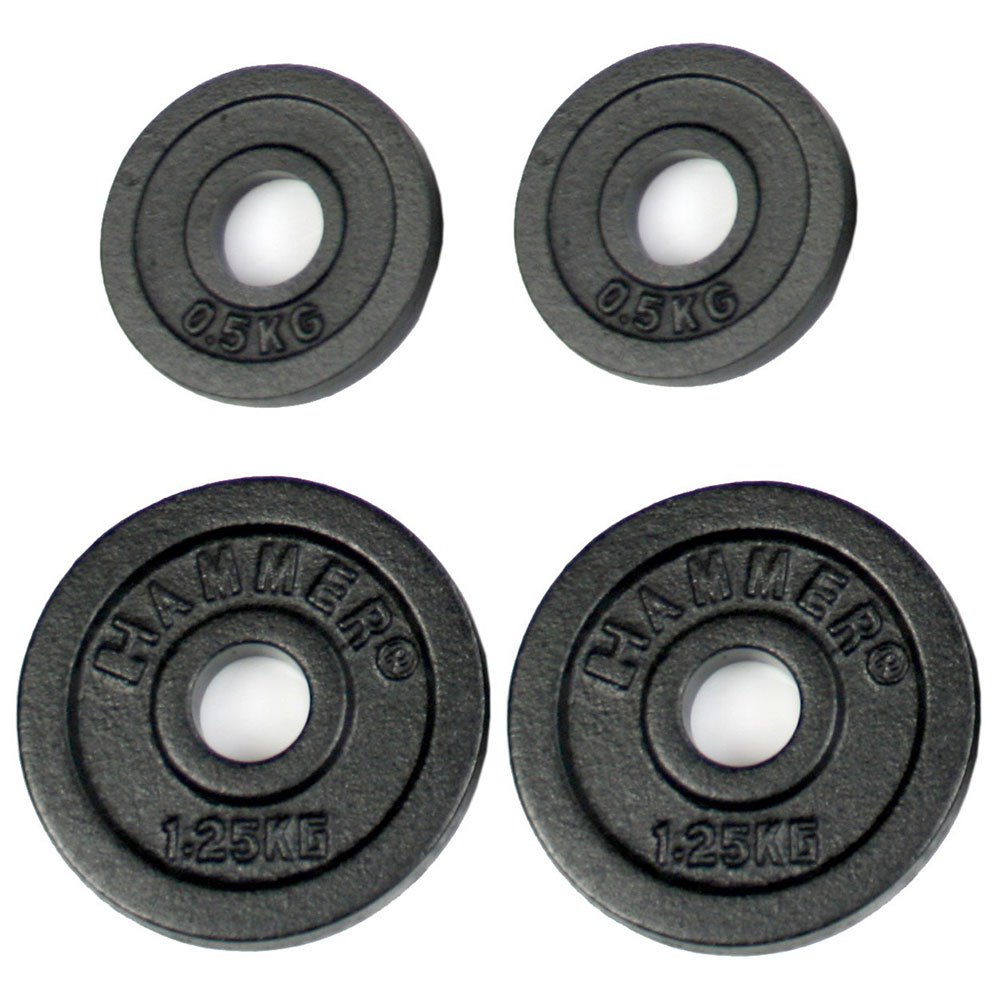 Finnlo 0.5kg+1.25kg Iron Plate Set Silber 0.5+1.25 kg Finnlo 0.5kg+1.25kg Iron Plate Set Silber 0.5+1.25 kg von Finnlo