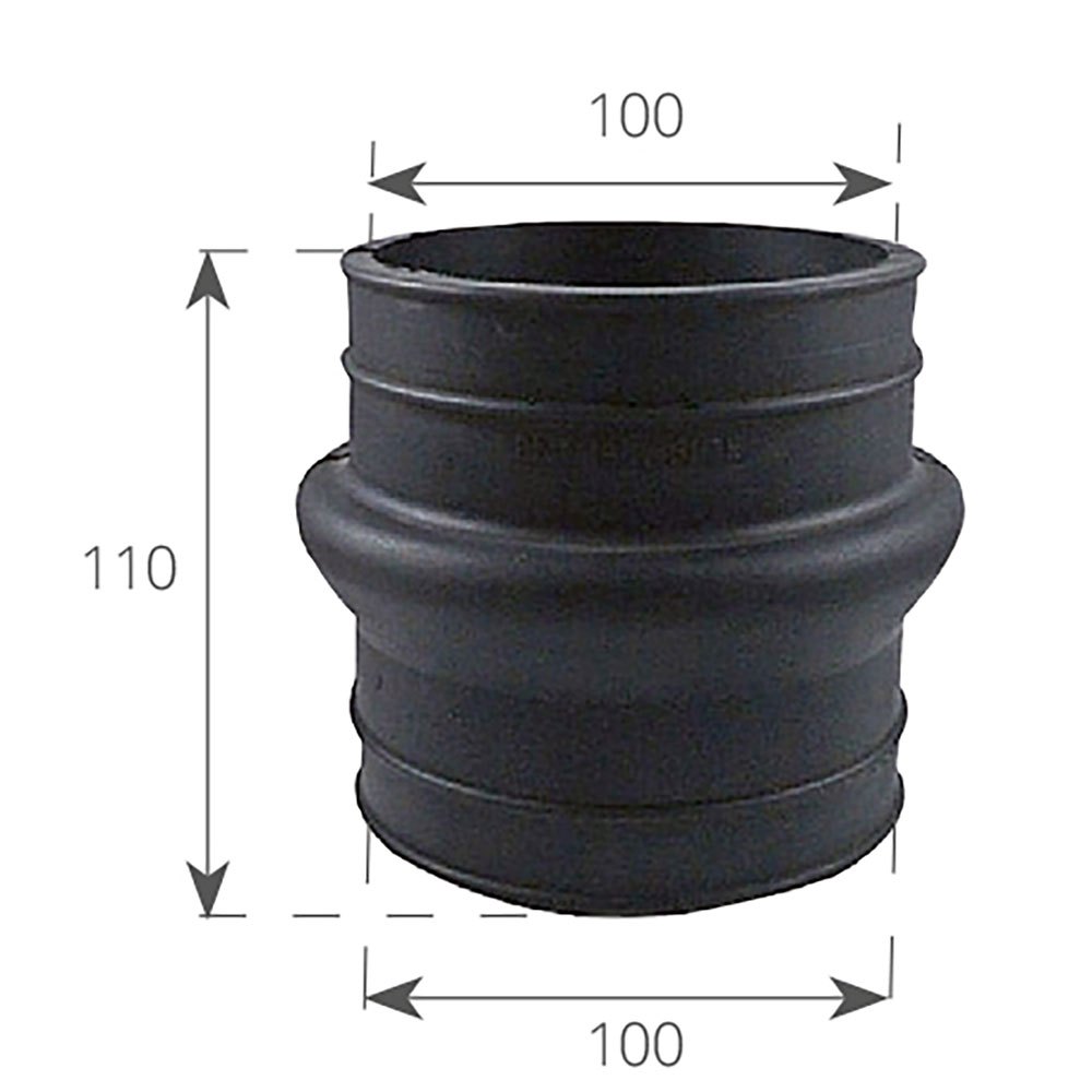 Finnord Volvo 860396 Hoop Boots Grau 110 x 100 mm Finnord Volvo 860396 Hoop Boots Grau 110 x 100 mm von Finnord