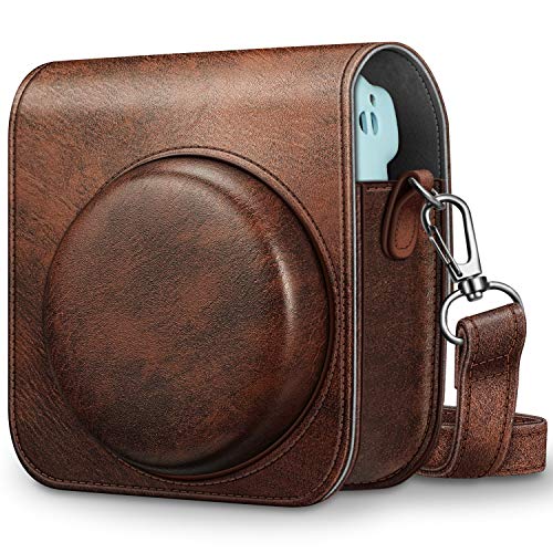 Fintie Tasche für Fujifilm Instax Mini 11 Sofortbildkamera - Premium Kunstleder Schutzhülle Reise Kameratasche Hülle Abdeckung mit abnehmbaren Riemen, Braun Fintie Tasche für Fujifilm Instax Mini 11 Sofortbildkamera - Premium Kunstleder Schutzhülle Reise Kameratasche Hülle Abdeckung mit abnehmbaren Riemen, Braun von Fintie