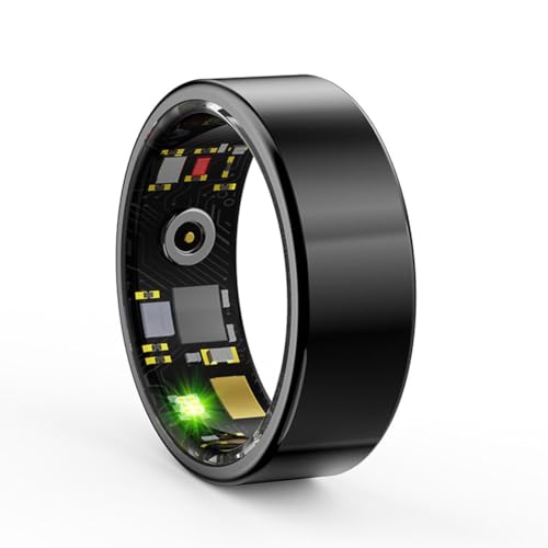 Fiorky R11M Smart Ring IP68 Wasserdichter Sport-Gesundheitsring for Android Bluetooth-kompatibel 5.0 Multi-Sport-Modi Gesundheitsmonitor Blutsauerstoff Schlafüberwachung Freund Hinzufügen von Fiorky