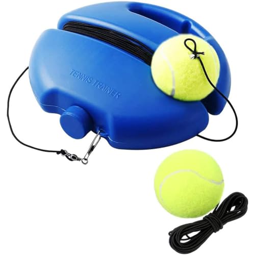 Fiorky Solo-Tennis-Übungsausrüstung, rutschfestes Tennis-Partner-Sparring-Gerät mit elastischem Seil for Selbst-Tennisübungen (A) von Fiorky