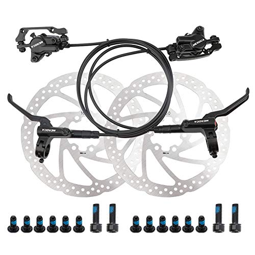 Hydraulische Bremsen Set, Fahrrad Scheibenbremse Set, Hydraulische Scheibenbremsen Set, Toopre Fahrradscheibenbremse, Universal Vorne Und Hinten, for Bergwege, Mountain MTB Bikes Scheibenbremsenklemme von Fiorky