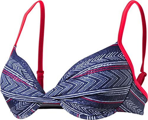 FIREFLY Damen Cim Bikini Oberteil, AOP Denim, 40C von FIREFLY