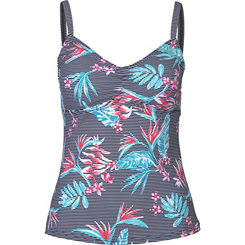 FIREFLY Damen MEA II Tankini, Flower/Stripes, 38C von FIREFLY