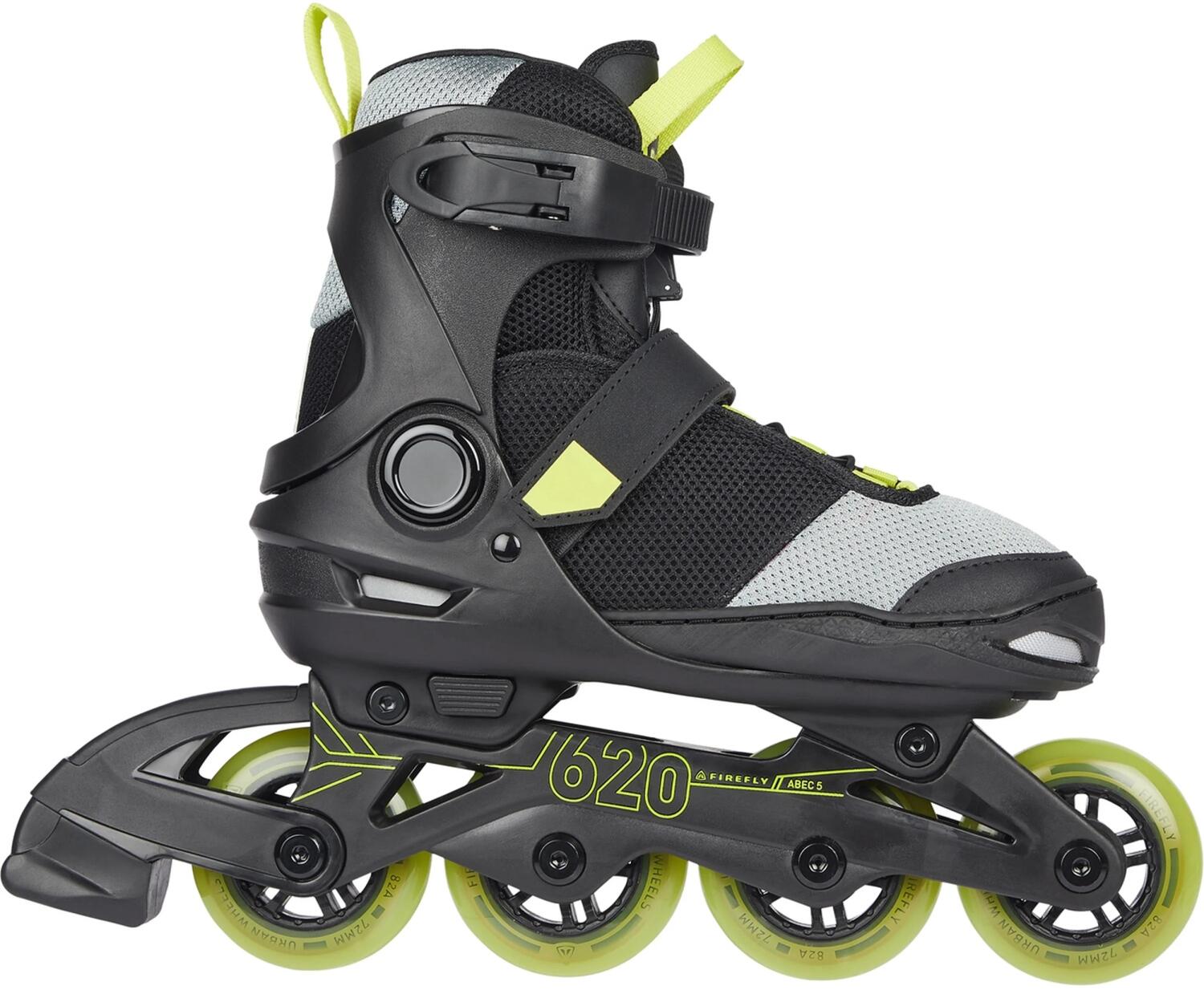 Firefly Kinder Inlineskate ILS 620 Boy (29.0-32.0 (Rollen 64 mm), 900 schwarz/gelb/grau) von Firefly