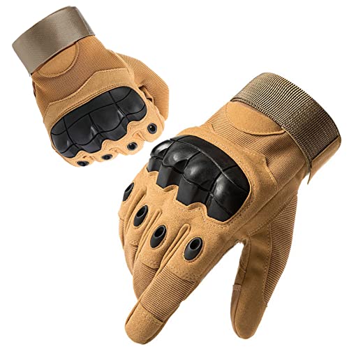 Firschoie Taktische Handschuhe Militärische Handschuhe Motorrad Handschuhe, Mit hartem Knöchelschutz und 2-Finger Touchscreen, Geeignet für Dschungelerkundung,Trekking, Motorrad, MTB-Fahren(Braun L) Firschoie Taktische Handschuhe Militärische Handschuhe Motorrad Handschuhe, Mit hartem Knöchelschutz und 2-Finger Touchscreen, Geeignet für Dschungelerkundung,Trekking, Motorrad, MTB-Fahren(Braun L) von Firschoie
