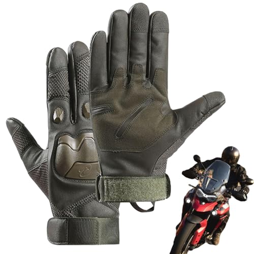 Firulab Kampfhandschuhe, Motorradhandschuhe - Touchscreen-Mountainbike-Handschuhe,Anti-Rutsch-Handschuhe für Dirtbike, Reiten, Radfahren, Klettern, Outdoor-Sport, Motocross von Firulab