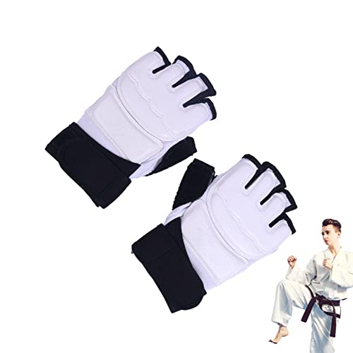 Taekwondo-Sparring-Handschuhe,Magic Tape Taekwondo Fußschutz - Atmungsaktive Fußausrüstung Taekwondo-Handschuhe, Hand- und Fußschutzausrüstung für Männer, Frauen, Kinder von Firulab