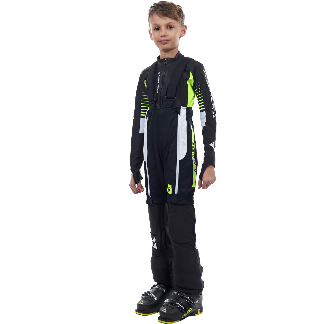 Fischer Skiwear Junior Shorts RACING black von Fischer Skiwear