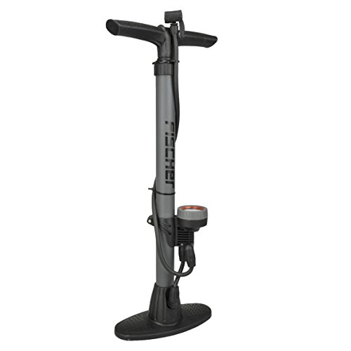 FISCHER 85585 Unisex Stand-pumpe Manometer Alle Ventile, Schwarz/Silber, Einheitsgröße FISCHER 85585 Unisex Stand-pumpe Manometer Alle Ventile, Schwarz/Silber, Einheitsgröße von Fischer
