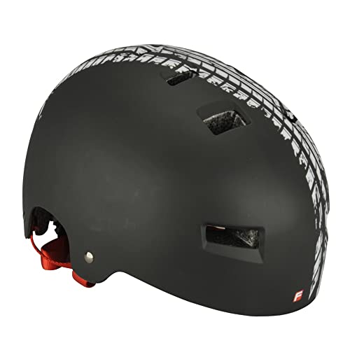 FISCHER BMX Fahrradhelm, Radhelm, Dirt Bike Helm Track, S/M, 54-58cm, schwarz weiß, TÜV geprüft FISCHER BMX Fahrradhelm, Radhelm, Dirt Bike Helm Track, S/M, 54-58cm, schwarz weiß, TÜV geprüft von Fischer