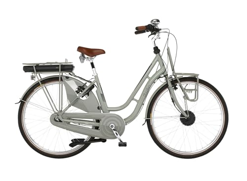 FISCHER E-Bike City CITA Retro 3.8, Elektrofahrrad für Damen und Herren, RH 48 cm, Frontmotor 32 Nm, 36 V Akku von Fischer