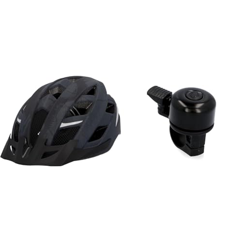 FISCHER Erwachsene Fahrradhelm, Radhelm, Cityhelm Urban Plus Brooklyn & Mini Fahrradglocke, schwarz, One Size FISCHER Erwachsene Fahrradhelm, Radhelm, Cityhelm Urban Plus Brooklyn & Mini Fahrradglocke, schwarz, One Size von Fischer