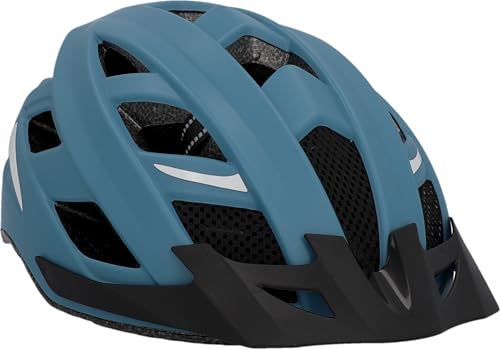 FISCHER Erwachsene Fahrradhelm, Radhelm, Cityhelm Urban Plus Chicago, S/M, 52-59 cm, blau, mit integriertem LED-Rücklicht FISCHER Erwachsene Fahrradhelm, Radhelm, Cityhelm Urban Plus Chicago, S/M, 52-59 cm, blau, mit integriertem LED-Rücklicht von Fischer