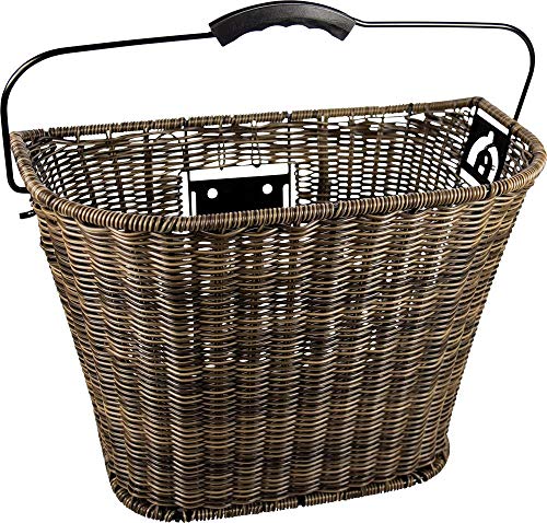 FISCHER Fahrrad-Korb vorne | abnehmbar | Kipp- und Drehsicherung | verstellbarer Winkel | Tragkraft: 5 kg | geflochten | braun FISCHER Fahrrad-Korb vorne | abnehmbar | Kipp- und Drehsicherung | verstellbarer Winkel | Tragkraft: 5 kg | geflochten | braun von Fischer
