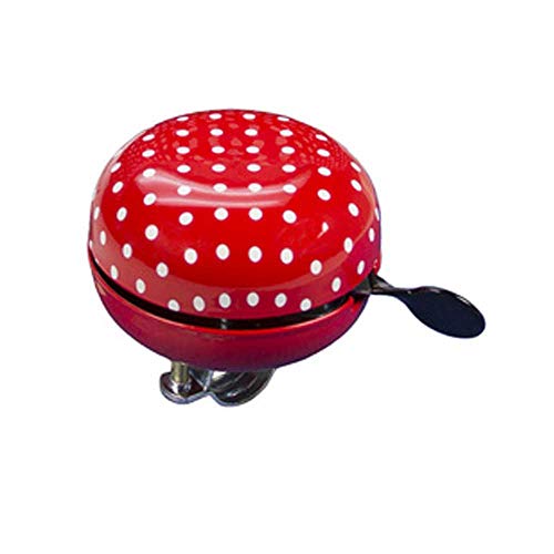 FISCHER Fahrradglocke Maxi |mit Lenkerhaltung | rot mit weißen Pünktchen |One Size |80 mm FISCHER Fahrradglocke Maxi |mit Lenkerhaltung | rot mit weißen Pünktchen |One Size |80 mm von Fischer