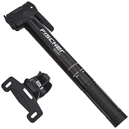 FISCHER 85581 Fahrrad Mini-Pumpe | T-Griff | hohe Pumpleistung | mit Doppelkopf | Schnellverschluss | inkl. Rahmenhalter | schwarz FISCHER 85581 Fahrrad Mini-Pumpe | T-Griff | hohe Pumpleistung | mit Doppelkopf | Schnellverschluss | inkl. Rahmenhalter | schwarz von Fischer