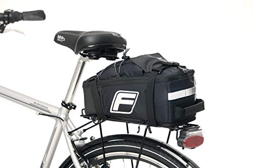 FISCHER 2in1 Gepäckträgertasche, verstellbarer Schultergurt, inkl. Reflektorstreifen und Gurten zur Befestigung von Helm, Pumpe, etc., als Rucksack verwendbar, Tragkraft 3kg, schwarz FISCHER 2in1 Gepäckträgertasche, verstellbarer Schultergurt, inkl. Reflektorstreifen und Gurten zur Befestigung von Helm, Pumpe, etc., als Rucksack verwendbar, Tragkraft 3kg, schwarz von Fischer