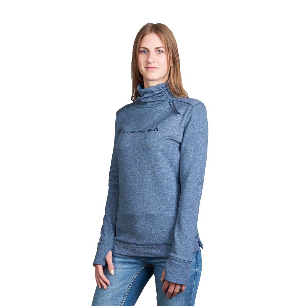 Fischer Big Logo Sweatshirt Blau 40 Frau von Fischer