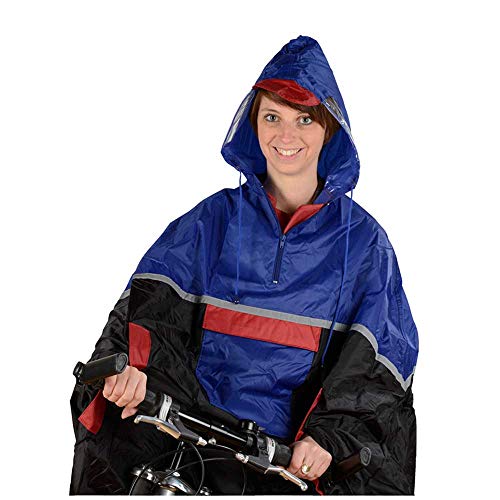FISCHER Regenponcho Deluxe blau/Schwarz/Rot, One Size FISCHER Regenponcho Deluxe blau/Schwarz/Rot, One Size von Fischer