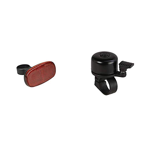 Fischer Erwachsene Reflektor Heck Universalhalterung, rot, Universal & Mini Fahrradglocke, schwarz, One Size Fischer Erwachsene Reflektor Heck Universalhalterung, rot, Universal & Mini Fahrradglocke, schwarz, One Size von Fischer