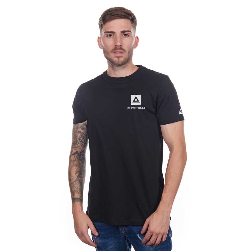 Fischer Essentials Short Sleeve T-shirt Schwarz M Mann Fischer Essentials Short Sleeve T-shirt Schwarz M Mann von Fischer