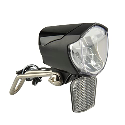 Fischer Fahrrad Dynamo LED-Frontlicht 70 Lux, mit Lichtautomatik und Standlicht, StVZO-zugelassen von Fischer