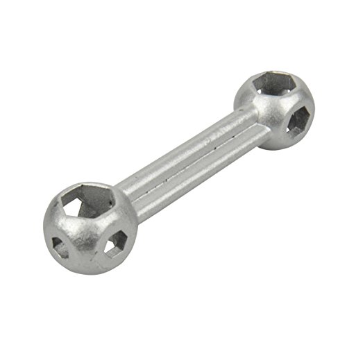 FISCHER 85510 Knochenschlüssel, Silber, One Size FISCHER 85510 Knochenschlüssel, Silber, One Size von Fischer